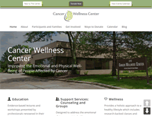 Tablet Screenshot of cancerwellness.org